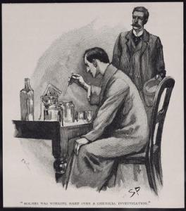 Holmes and Watson; Illustration by Sidney Paget for The Strand